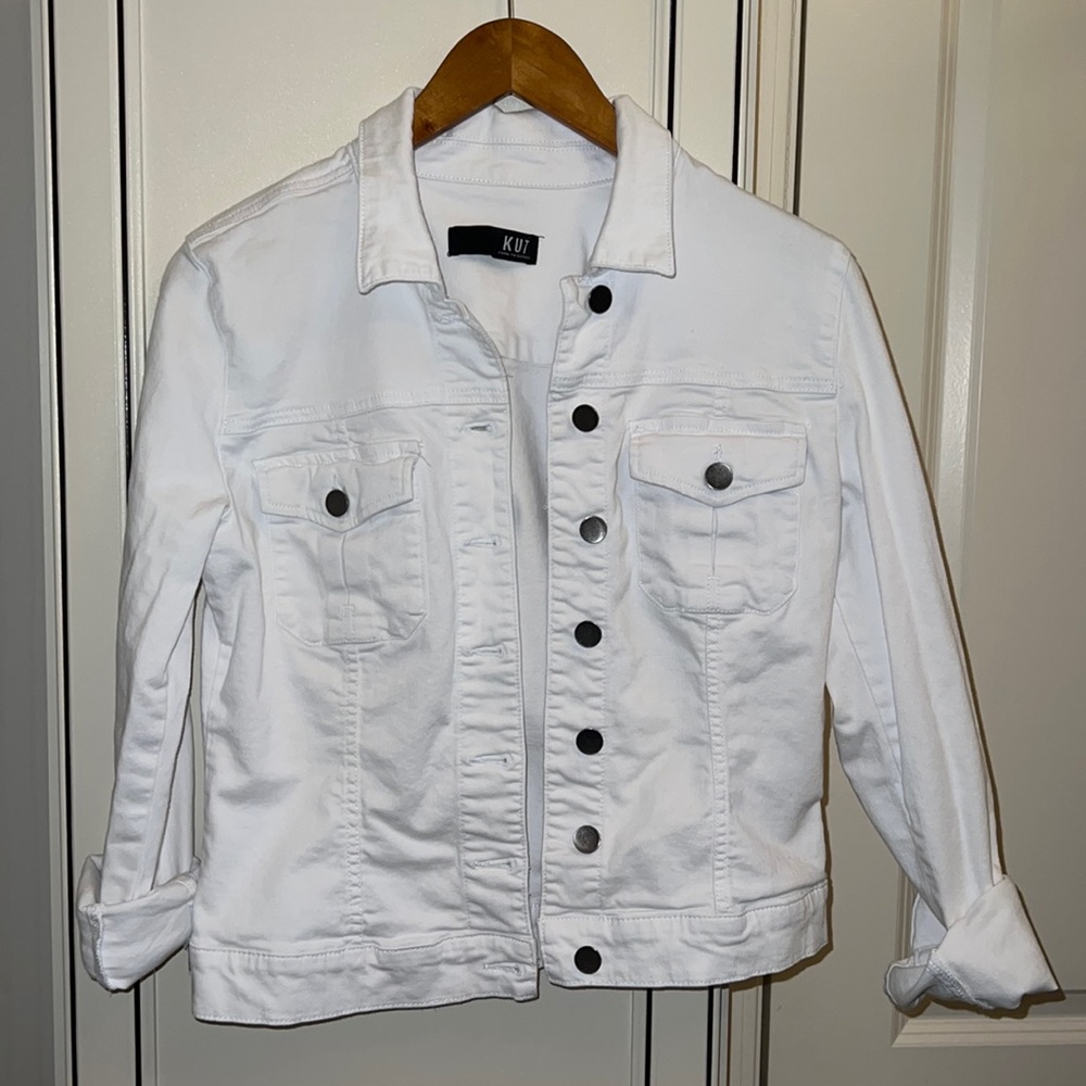 Kut brand White denim jacket